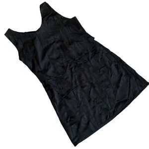 NWT Potters Pot Black Tiered Tank Dress LBD Size Medium